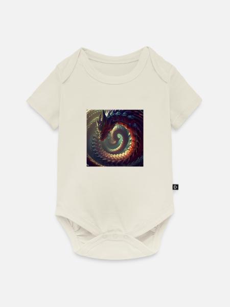 Der Unendlichkeitsdrache - Baby Premium Kurzarmbody - Naturweiß