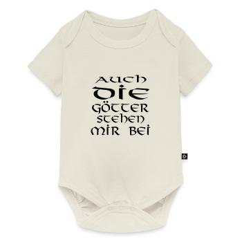 auch die götter stehen II - Baby Premium Kurzarmbody - Naturweiß - Vorne