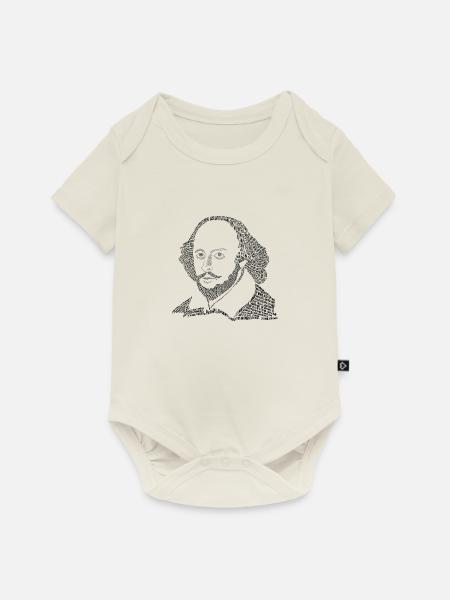 William Shakespeare - Baby Premium Kurzarmbody - Naturweiß