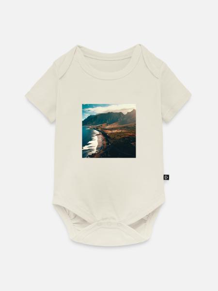 Inselberge - Baby Premium Kurzarmbody - Naturweiß