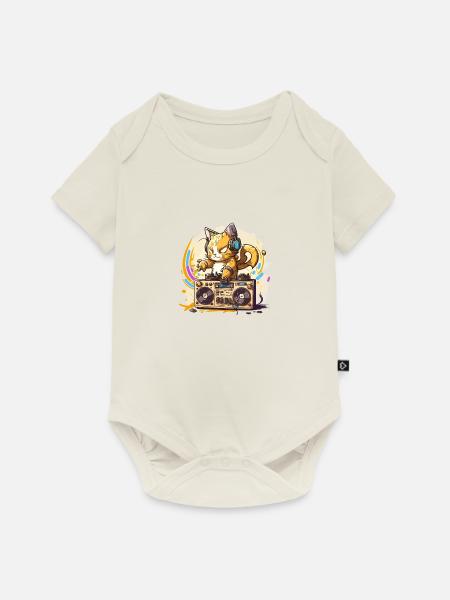 Streichen Sie das - Baby Premium Kurzarmbody - Naturweiß