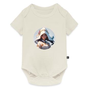 Princess 1 - Baby Premium Kurzarmbody - Naturweiß - Vorne