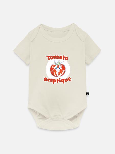 Tomaten-Skeptiker - Baby Premium Kurzarmbody - Naturweiß