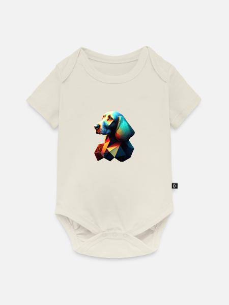 Hundehalter Dachshund Hund Dackelwelpe Hunde - Baby Premium Kurzarmbody - Naturweiß