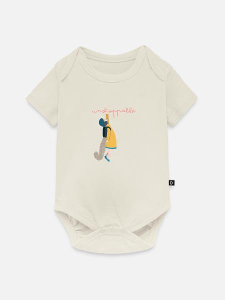 Unaufhaltsam - Baby Premium Kurzarmbody - Naturweiß