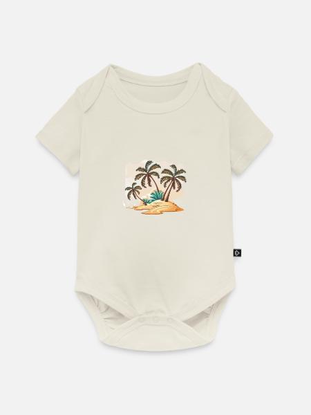 Der Strandräuber - Baby Premium Kurzarmbody - Naturweiß