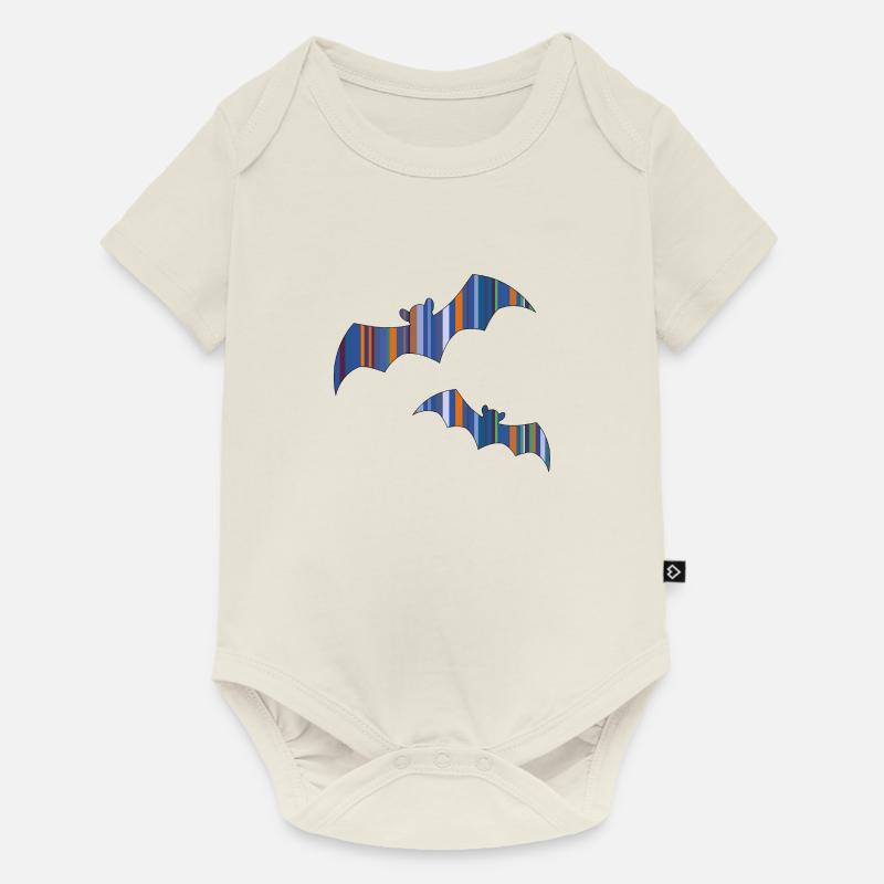 Fledermäuse - Baby Premium Kurzarmbody - Naturweiß