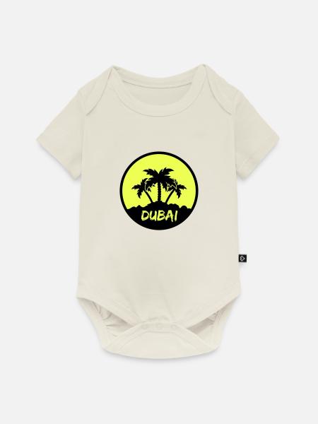 dubai - Baby Premium Kurzarmbody - Naturweiß
