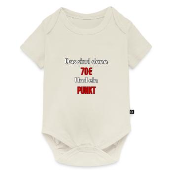 Meme That's 70€ and one point - ApriNoeScor - Baby Premium short-sleeve bodysuit - off white - Front