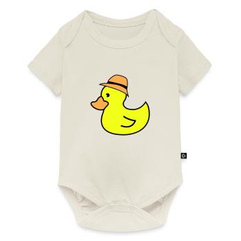 Duck Hat - Baby Premium short-sleeve bodysuit - off white - Front