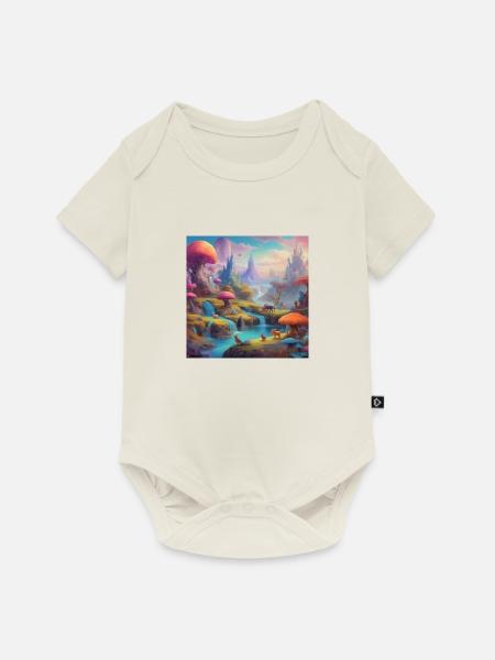 Fantasy - Baby Premium Kurzarmbody - Naturweiß