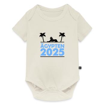 ägypten 2025 - Baby Premium Kurzarmbody - Naturweiß - Vorne