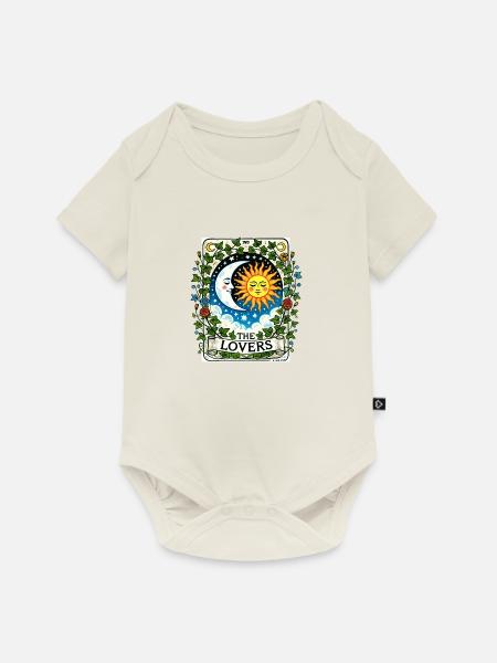 Das Tarot der Liebenden - Baby Premium Kurzarmbody - Naturweiß