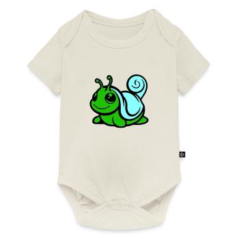 Snail Comic - Baby Premium short-sleeve bodysuit - off white - Front