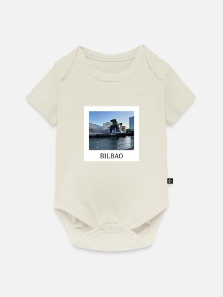 Bilbao - Baby Premium Kurzarmbody - Naturweiß