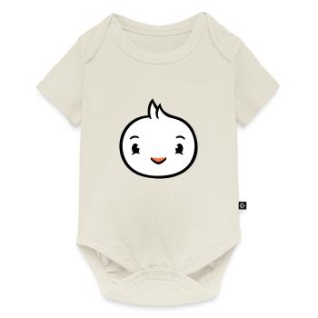 Bird Face Head Duck Cute Cute Friendly - Baby Premium short-sleeve bodysuit - off white - Front