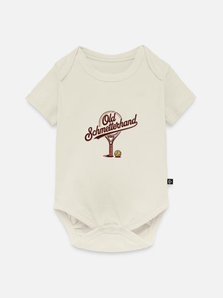 Old Schmetterhand 2 - Baby Premium Kurzarmbody - Naturweiß