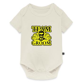 Team Groom Wedding - Baby Premium short-sleeve bodysuit - off white - Front