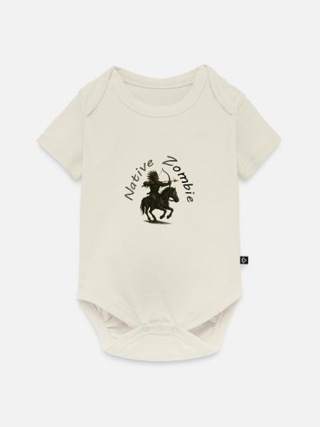 Native Zombie - Baby Premium Kurzarmbody - Naturweiß