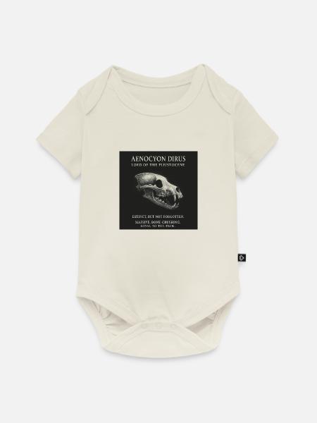 Schattenwolf - Aenocyon Dirus - Baby Premium Kurzarmbody - Naturweiß
