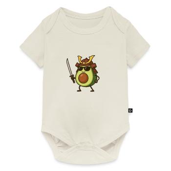 Avocat Samouraï - Body à manches courtes Premium Bébé - blanc cassé - Devant