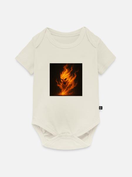 Flammengeist - Baby Premium Kurzarmbody - Naturweiß