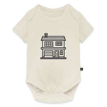 House Property - Baby Premium short-sleeve bodysuit - off white - Front