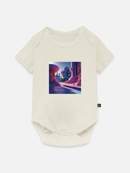 Hypersurrealismus - Baby Premium Kurzarmbody - Naturweiß