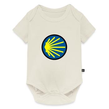 jakobsweg rund - Baby Premium Kurzarmbody - Naturweiß - Vorne
