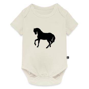 Cute Pony - Baby Premium short-sleeve bodysuit - off white - Front