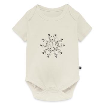 Blumenschnuck Nr. 4 - Baby Premium Kurzarmbody - Naturweiß - Vorne