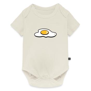 Ein Spiegelei - Baby Premium Kurzarmbody - Naturweiß - Vorne