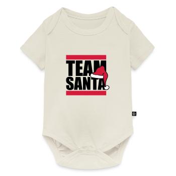 friends crew team merry christmas santa claus n - Baby Premium short-sleeve bodysuit - off white - Front