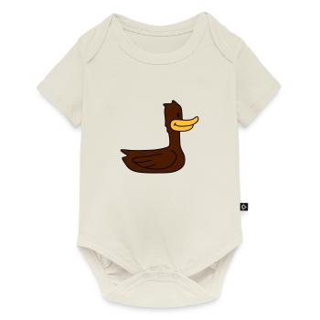 Funny Duck - Body à manches courtes Premium Bébé - blanc cassé - Devant