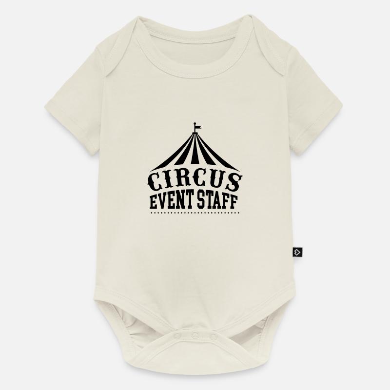 Personnel de cirque - Body à manches courtes Premium Bébé - blanc cassé