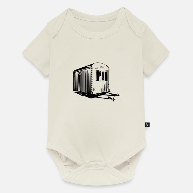 mobile Home - Body à manches courtes Premium Bébé - blanc cassé