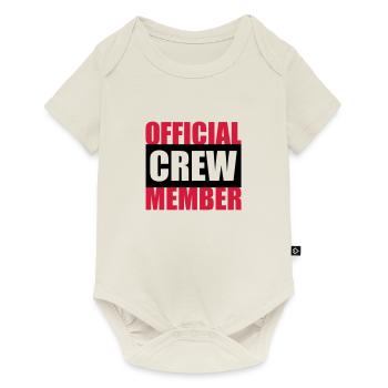 Official Crew Member - Body à manches courtes Premium Bébé - blanc cassé - Devant