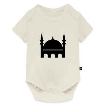 Moschee - Baby Premium Kurzarmbody - Naturweiß - Vorne