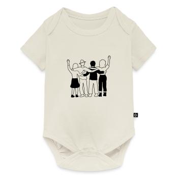4 Friends Team - Baby Premium short-sleeve bodysuit - off white - Front