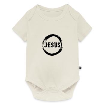 jesus - Baby Premium short-sleeve bodysuit - off white - Front