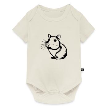 Hamster Cute Animal Rodent Animals Pet Vector 5 - Baby Premium short-sleeve bodysuit - off white - Front