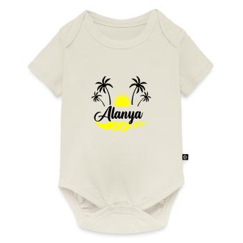 Alanya - Baby Premium short-sleeve bodysuit - off white - Front