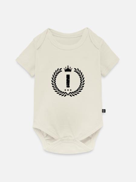 Wappen I - Baby Premium Kurzarmbody - Naturweiß