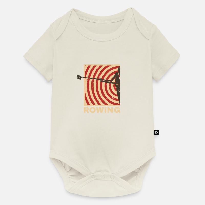 Rowing - Baby Premium Kurzarmbody - Naturweiß