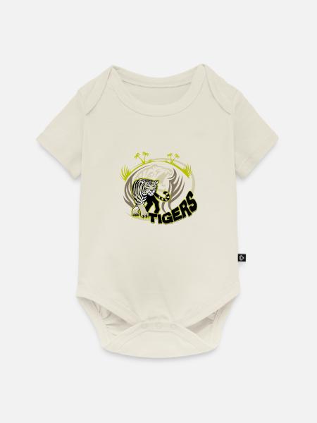 Tiger - Baby Premium Kurzarmbody - Naturweiß