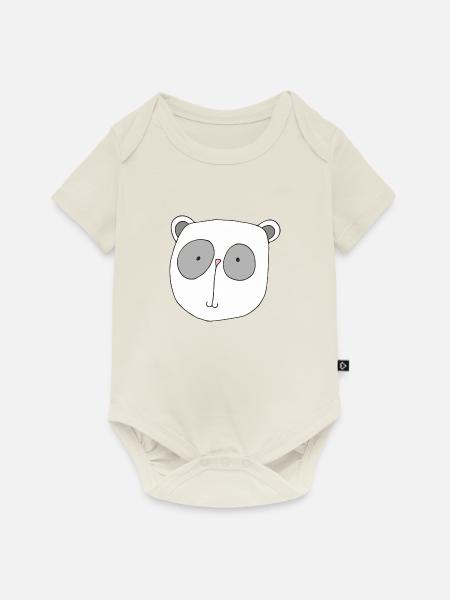 koala bär - Baby Premium Kurzarmbody - Naturweiß