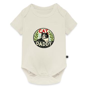 Cat Daddy - Baby Premium short-sleeve bodysuit - off white - Front