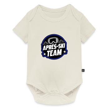 Après Ski Party Team Saying - Baby Premium short-sleeve bodysuit - off white - Front