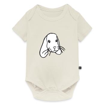Bunny Rabbit Bunny Rodent Small Animal Cute - Baby Premium short-sleeve bodysuit - off white - Front