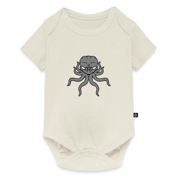 Pieuvre Pieuvre Pieuvre Calmar Alien Alien - Body à manches courtes Premium Bébé - blanc cassé - Devant